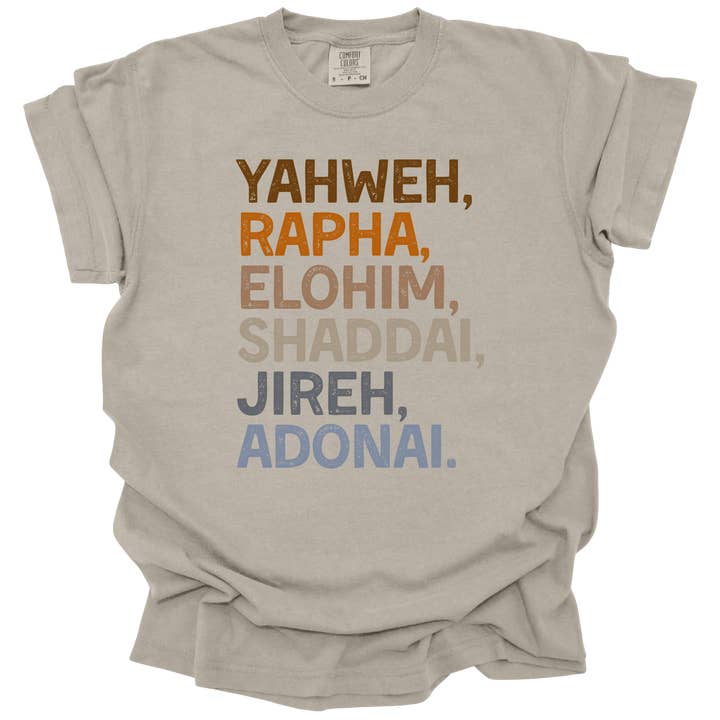 Names of God | Unisex Tee for wholesale by Made By Yen