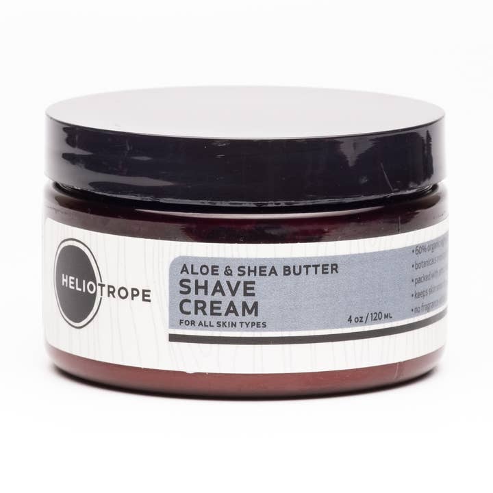 Aloe & Karité Crema de afeitado para venta al por mayor de Heliotrope