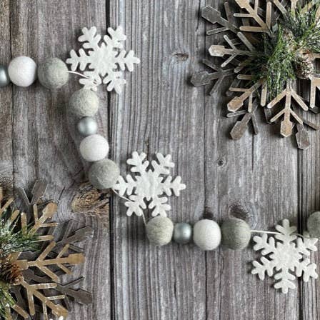 Grey Snowflakes for wholesale by AKUKU