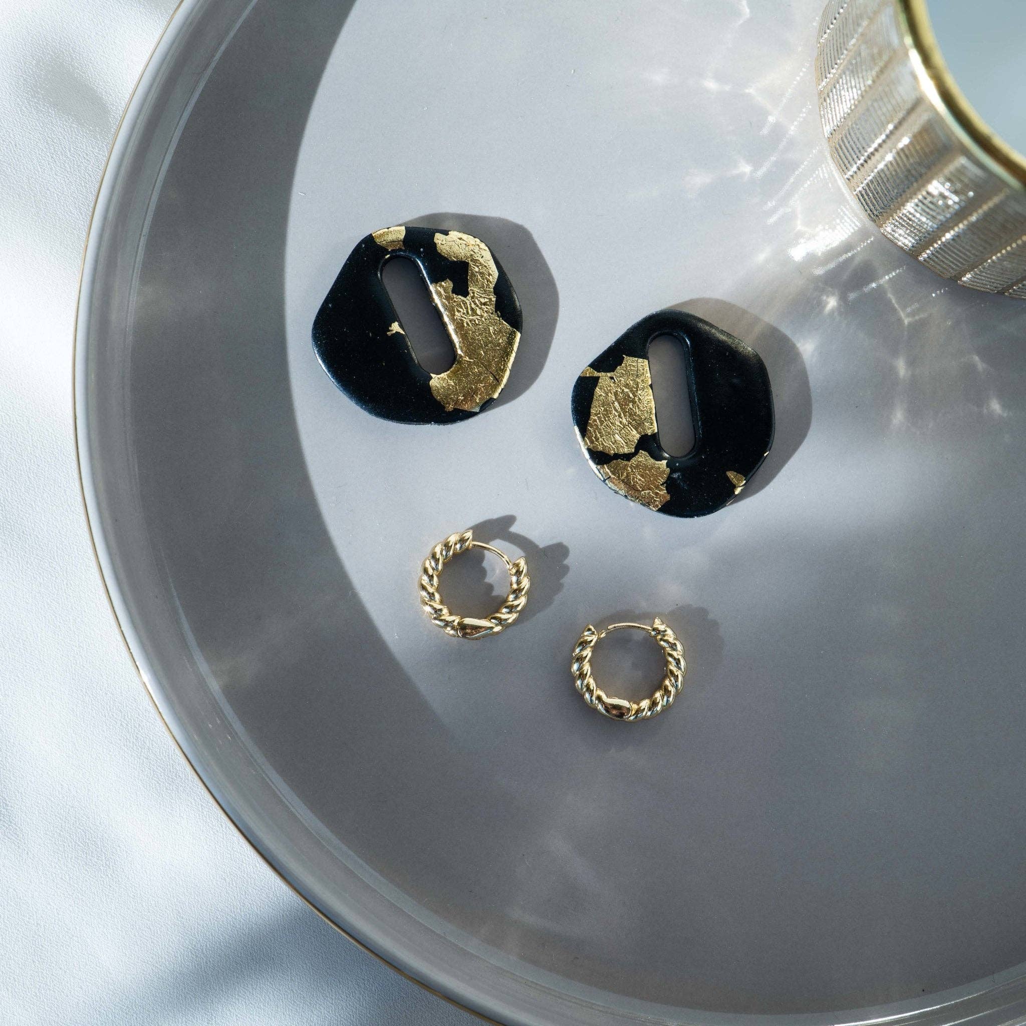 DUESTELLE ITALIA - Vendita all'ingrosso Orecchini pendenti - Orecchini a cerchio oro - BLENDA5