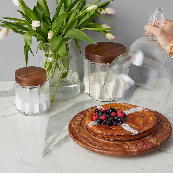 etúHOME - Wholesale Cutting Board - Vintage English Bread Board: Our Daily Bread, Medium, Natural4