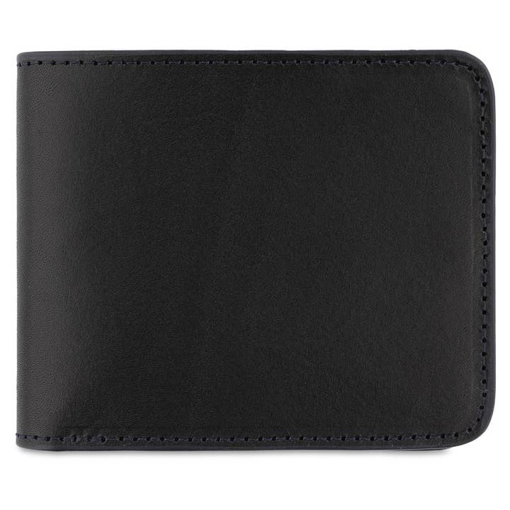 ESCUYER - Wholesale Wallet - Men's - Leather Billfold Wallet - Black / Blue