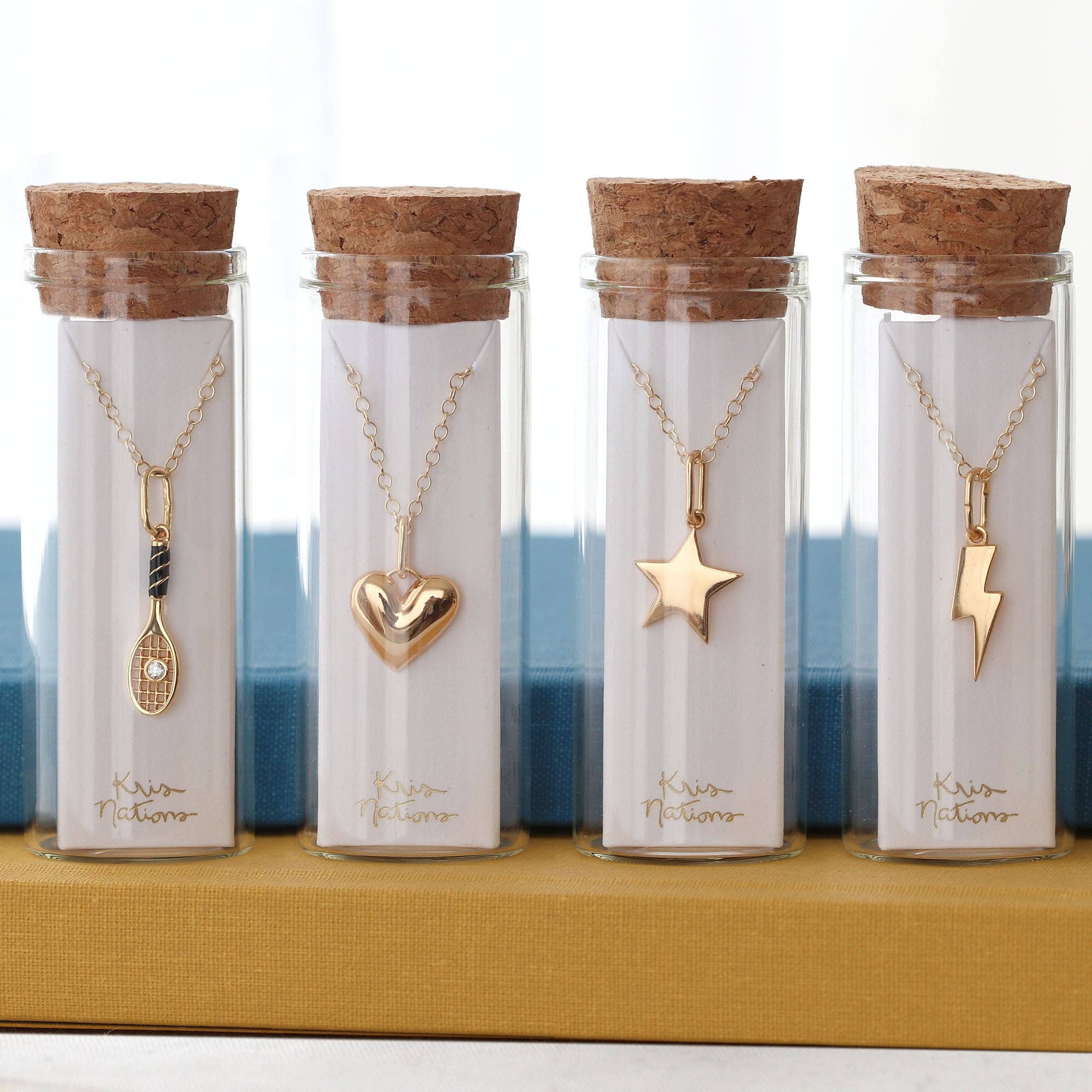 Kris Nations - Wholesale Pendant/Charm Necklace - Lightning Bolt Charm Necklace1