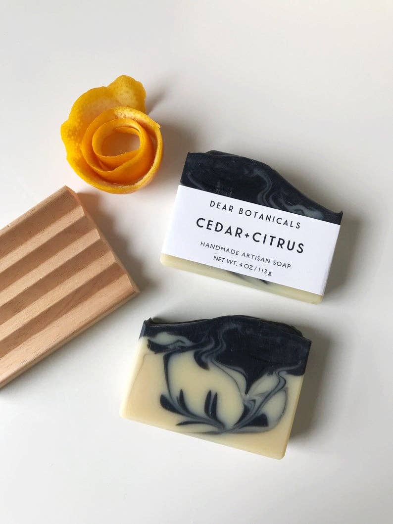 Dear Botanicals - Wholesale Bar Soap - Cedar+Citrus Soap2
