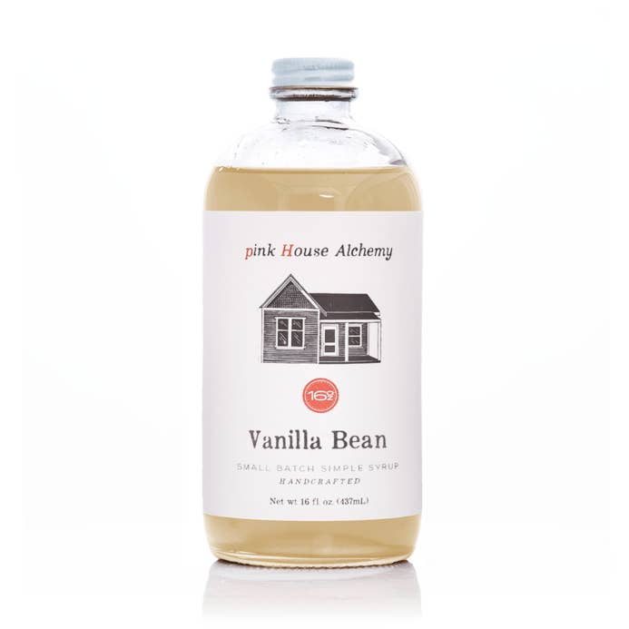 Vanilla Bean Simple Syrup for wholesale by Pink House Alchemy