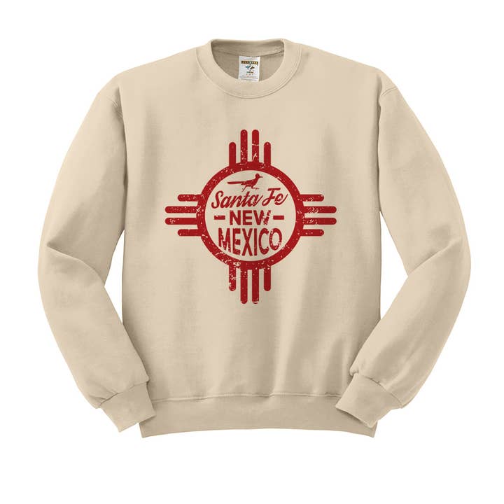 Vacation Santa Fe New Mexico Crewneck tröja för wholesale av Lucky Luna Apparel