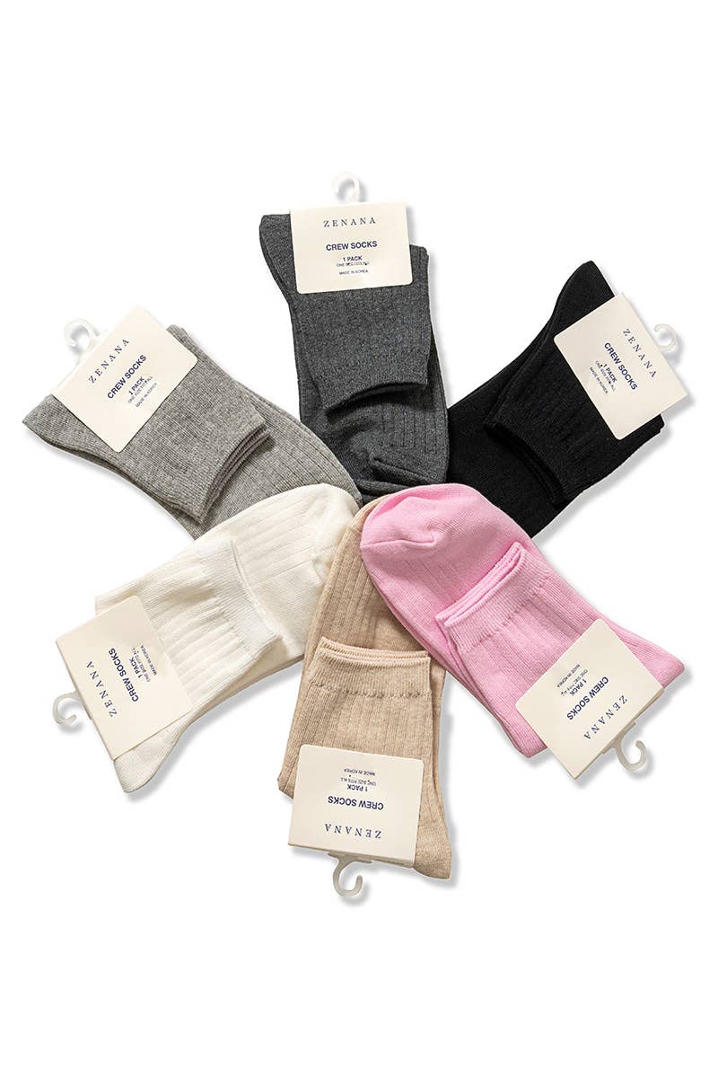 42POPS - Wholesale Sokken - Dames - .KATOENEN CREW SOKKEN7