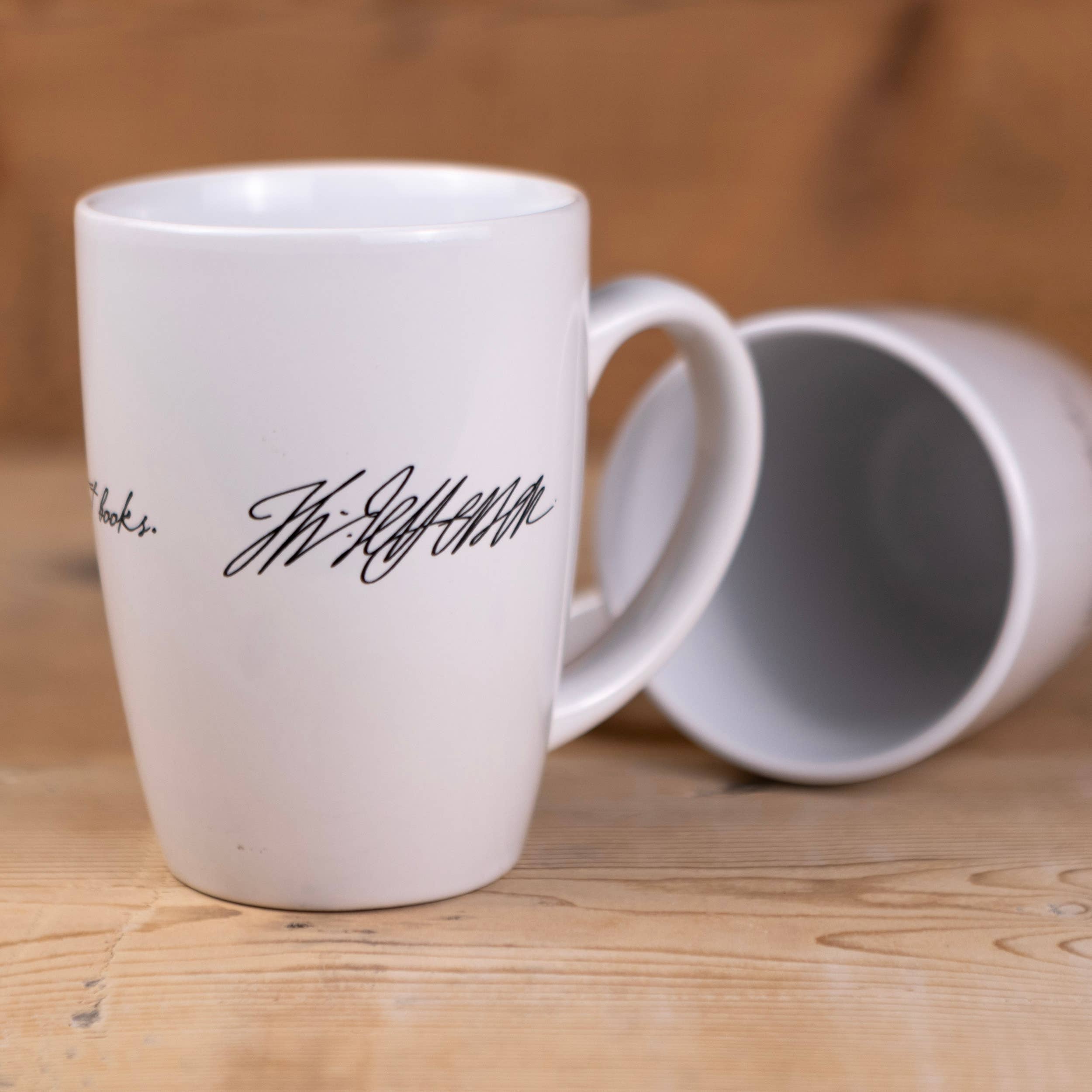 Liberty & Co. - Vente Tasse à café - Mug « Je ne peux pas vivre sans livres » de Thomas Jefferson8