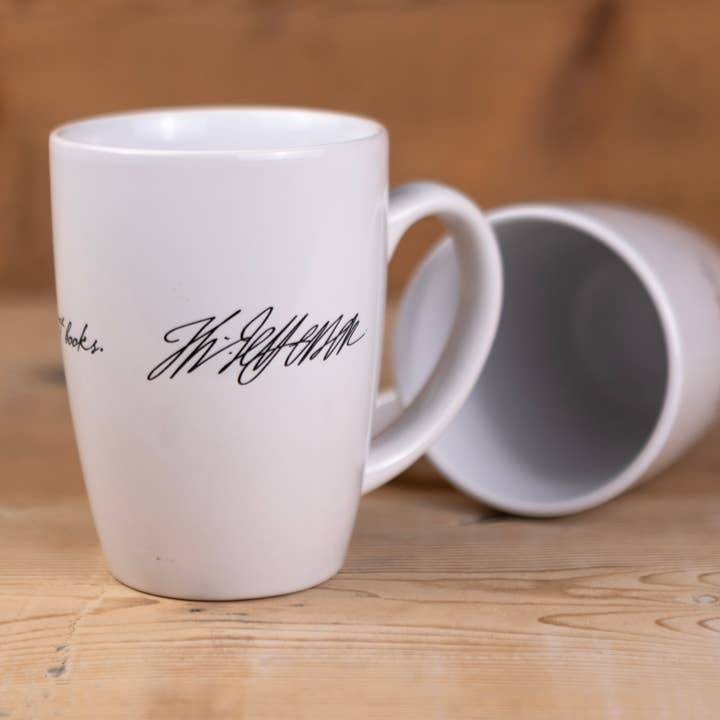 Liberty & Co. - Vente Tasse à café - Mug « Je ne peux pas vivre sans livres » de Thomas Jefferson8