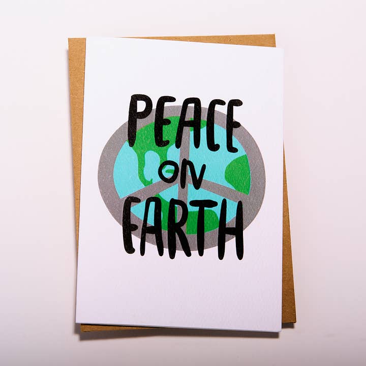 Peace On Earth Card for wholesale by DoodleGirl Designs