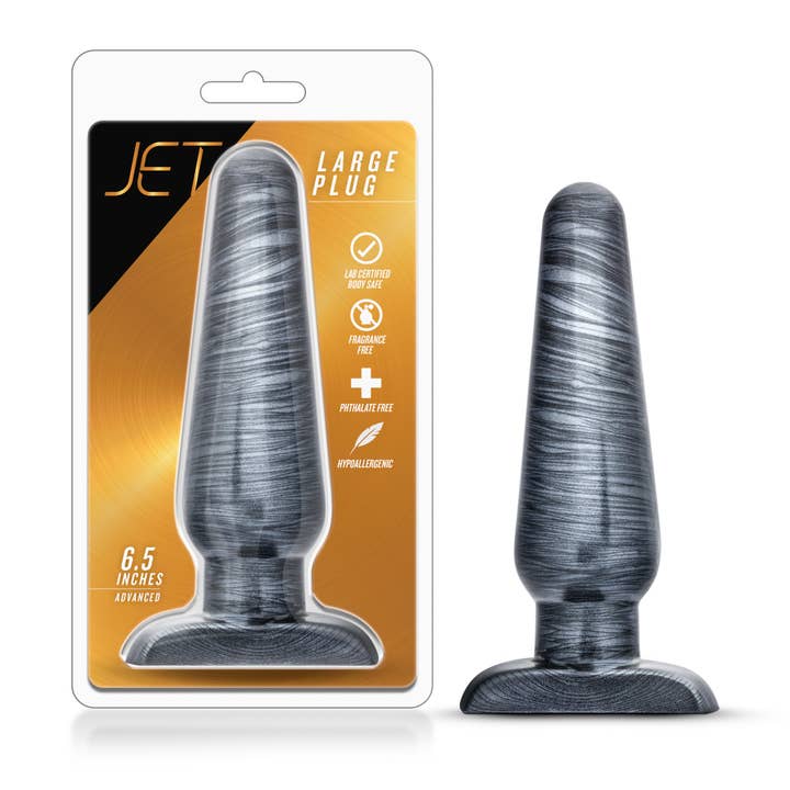 Jet - Large Plug - Carbon Metallic Black for wholesale by Blush