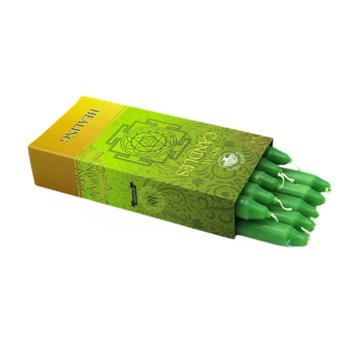 Green Tree - Wholesale Votive candle - Green Tree Ritual candles Healing 10 pack1