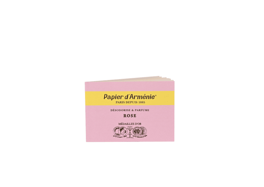 Mirabylis - Wholesale Incense - Armenian paper with rose 1 booklet of 36 strips0