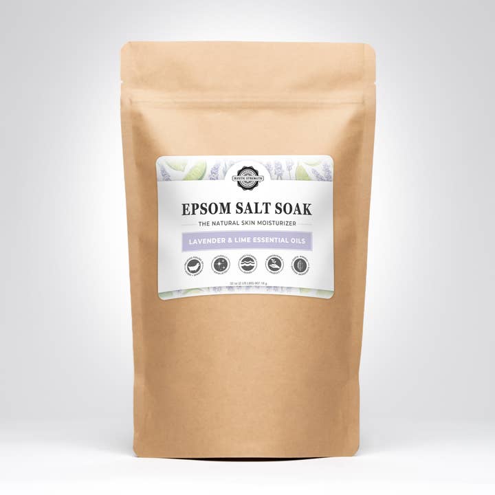 Rustic Strength - Wholesale Bath Salts - Epsom Salt | 2 lb Bag