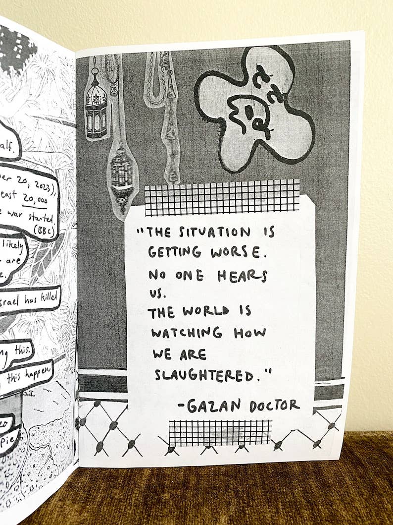 Pleasure Pie - Wholesale Politics & Current Events Book - We [Palestinians] Are Not Going Away Zine2