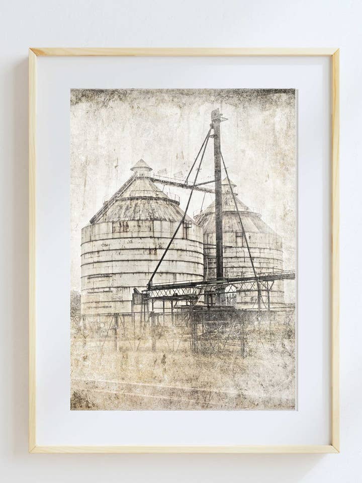 11X14 Silos di Waco, Texas per la vendita all'ingrosso da parte di Lone Chimney Mercantile