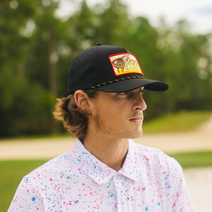 Shank It Golf - Wholesale Polo - Men's - Paint Splatter Polo White