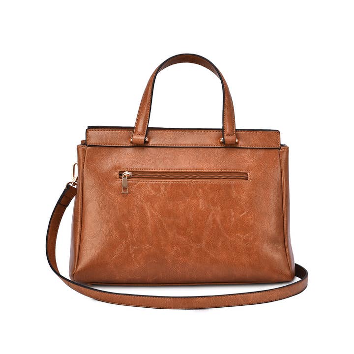 Mellow World – wholesale Satchel – Women's – Salome 3D Embossed Floral Satchel