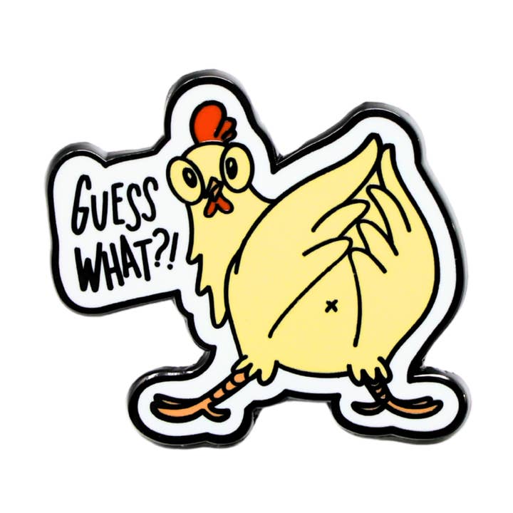 Gissa vad?! | Rolig emaljpin för wholesale av Sleazy Greetings