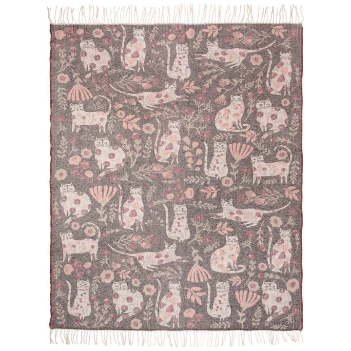 Danica Studio - Wholesale Throw Blanket - Catbloom Throw