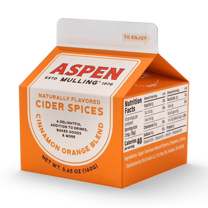 Aspen Mulling Spices - Cinnamon Orange - 5.65oz Carton for wholesale by Otis Foods