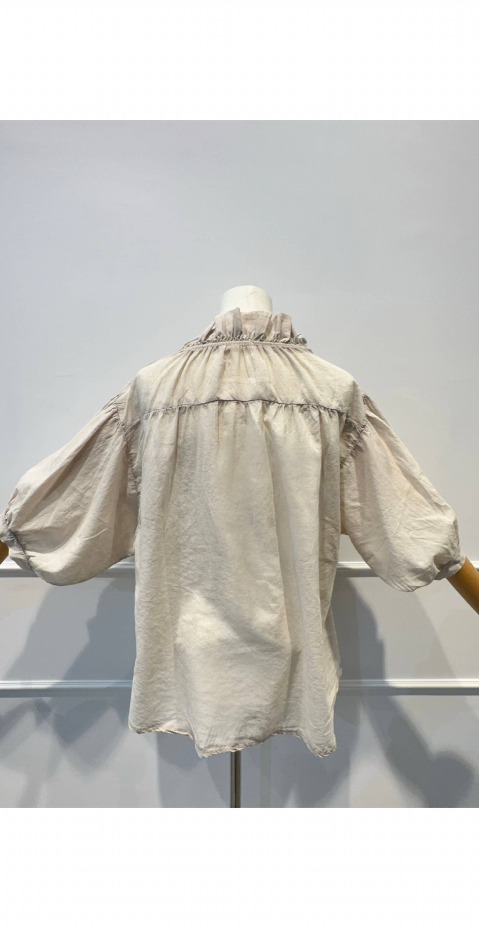 AMARIA - Wholesale Blouse - Women's - 9852 - Embroidered Blouse with Puff Sleeves and Raised Embroidery10