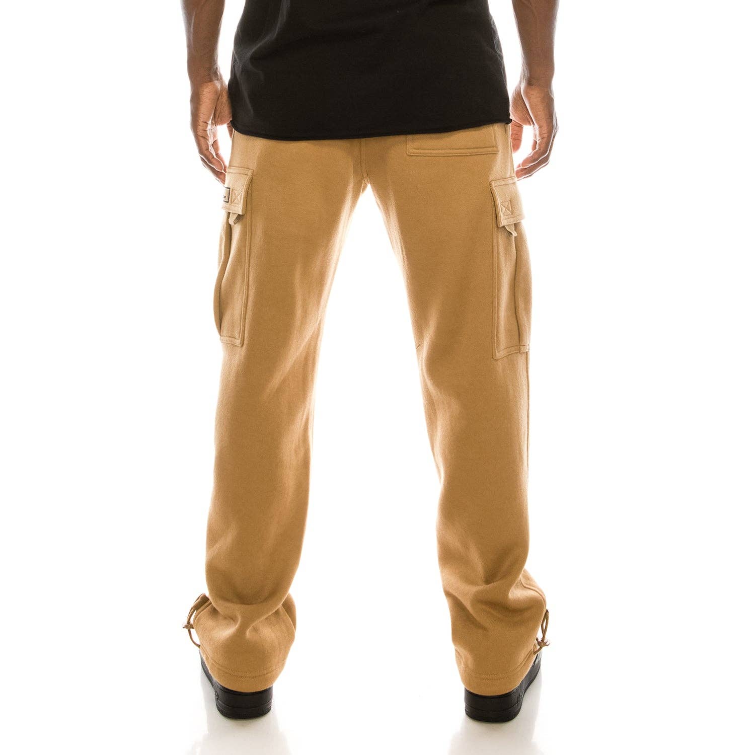 Victorious - Wholesale Pants - Men's - FL77 SOLID FLEECE HEAVYWEIGHT CARGO SWEATPANTS (OPEN PACK)3