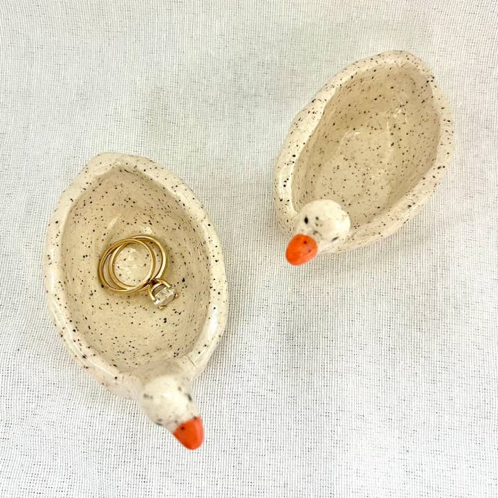 Vibrant Vessels - Vendita all'ingrosso Portagioie - Porta anelli a forma di oca in ceramica - bestseller Etsy0