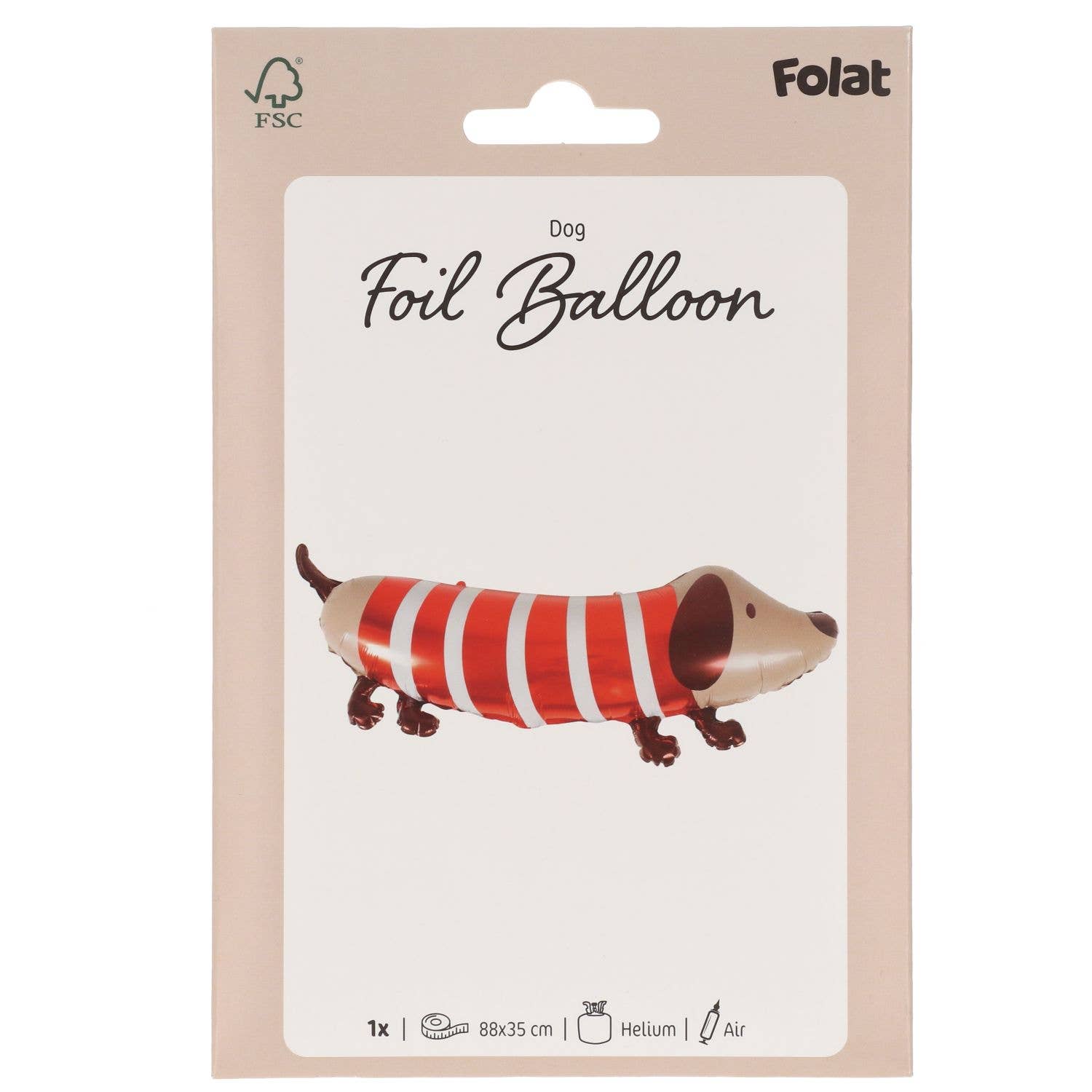 Folat BV - Wholesale Balloons - Kids - Foil Balloon - Shape - Dog - 88 x 35 cm1