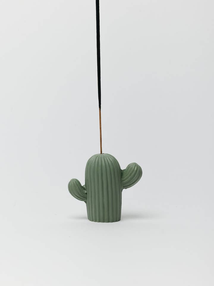 Cactus Charm Incense Stick Holder for wholesale by Acquired Taste