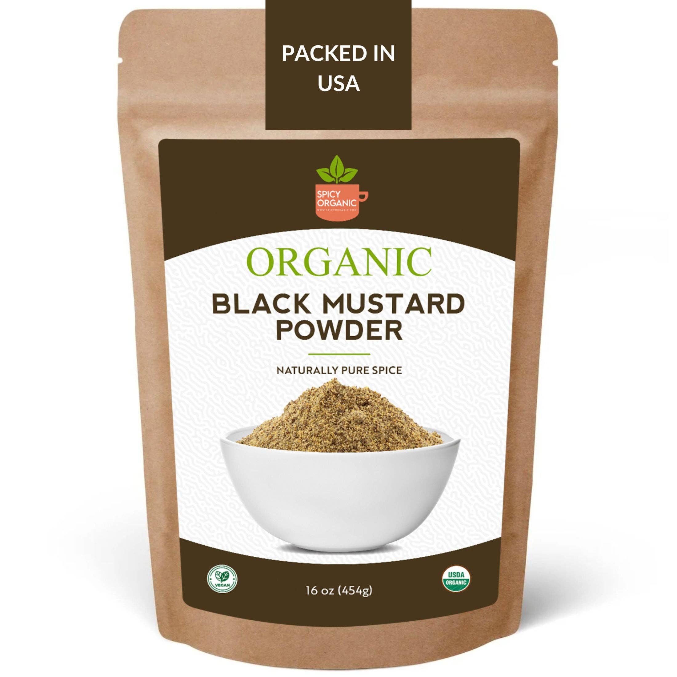 SPICY ORGANIC - Wholesale Dried Spice - Organic Black Mustard Seed Powder – Certified USDA Organic - Rich, Flavorful Indian Spice for Cooking and Seasoning8