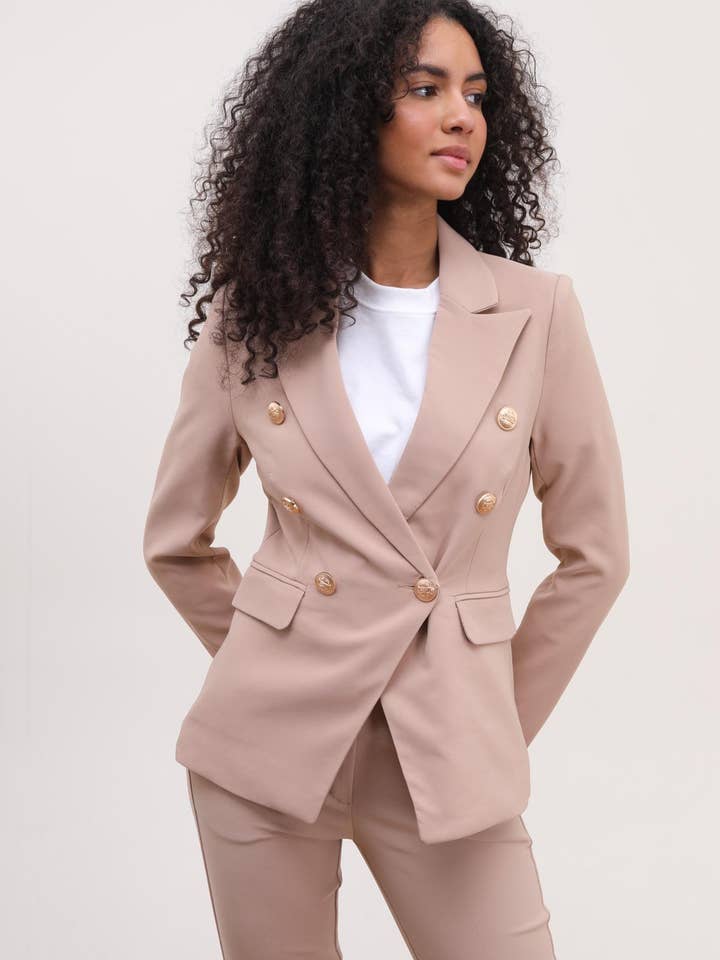 LULUMARY - Wholesale Jacket - Women's - Double-breasted jacket V19544