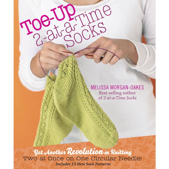 Toe-Up 2-at-a-Time Socks for wholesale by Hachette Book Group