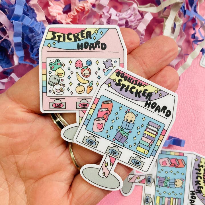 Machine de collectionneur d'autocollants Découpe d'autocollants pour la vente par Chapter & Ink