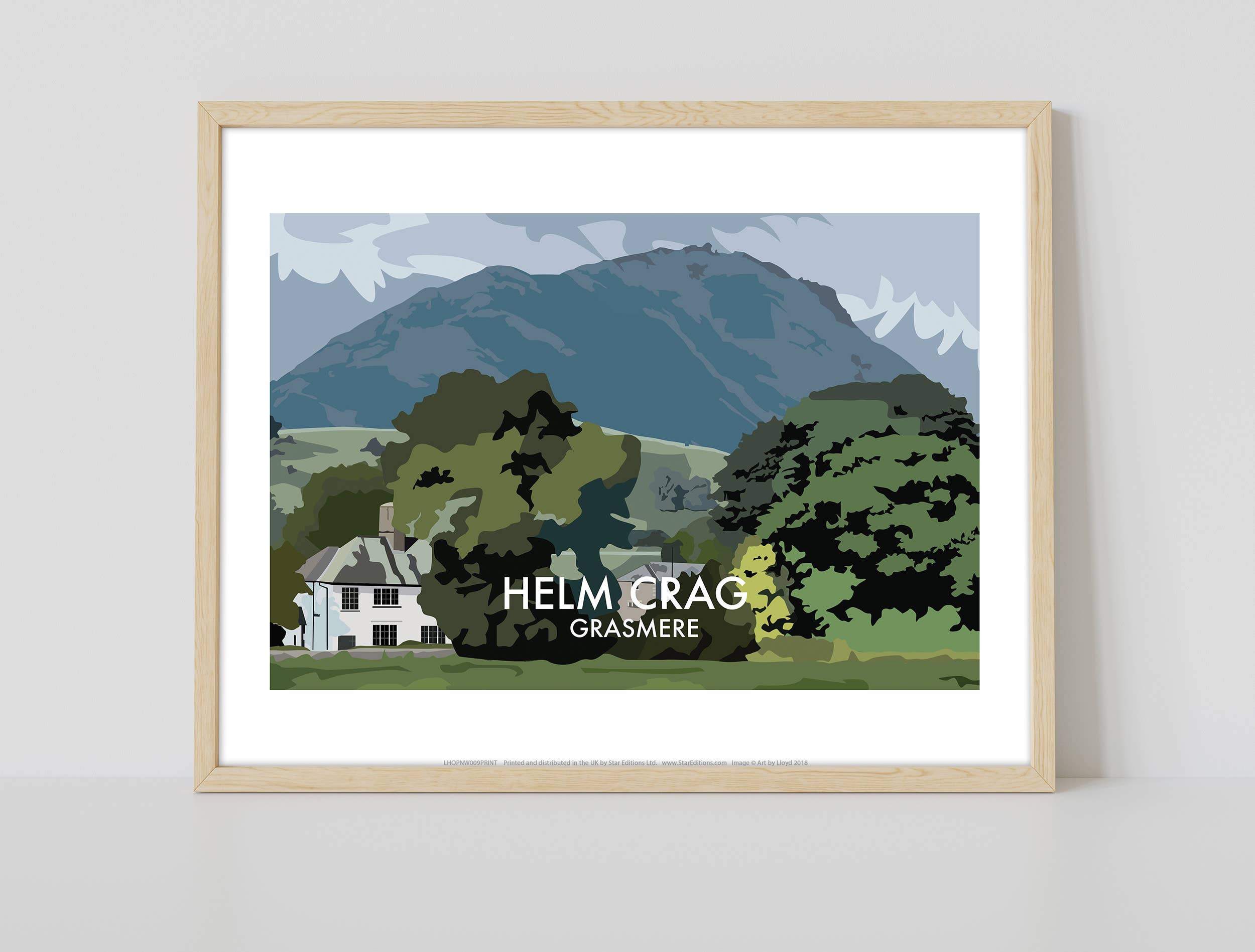 Star Editions – wholesale Art print – Helm Crag - Grasmere - 11X14” Premium Art Print1