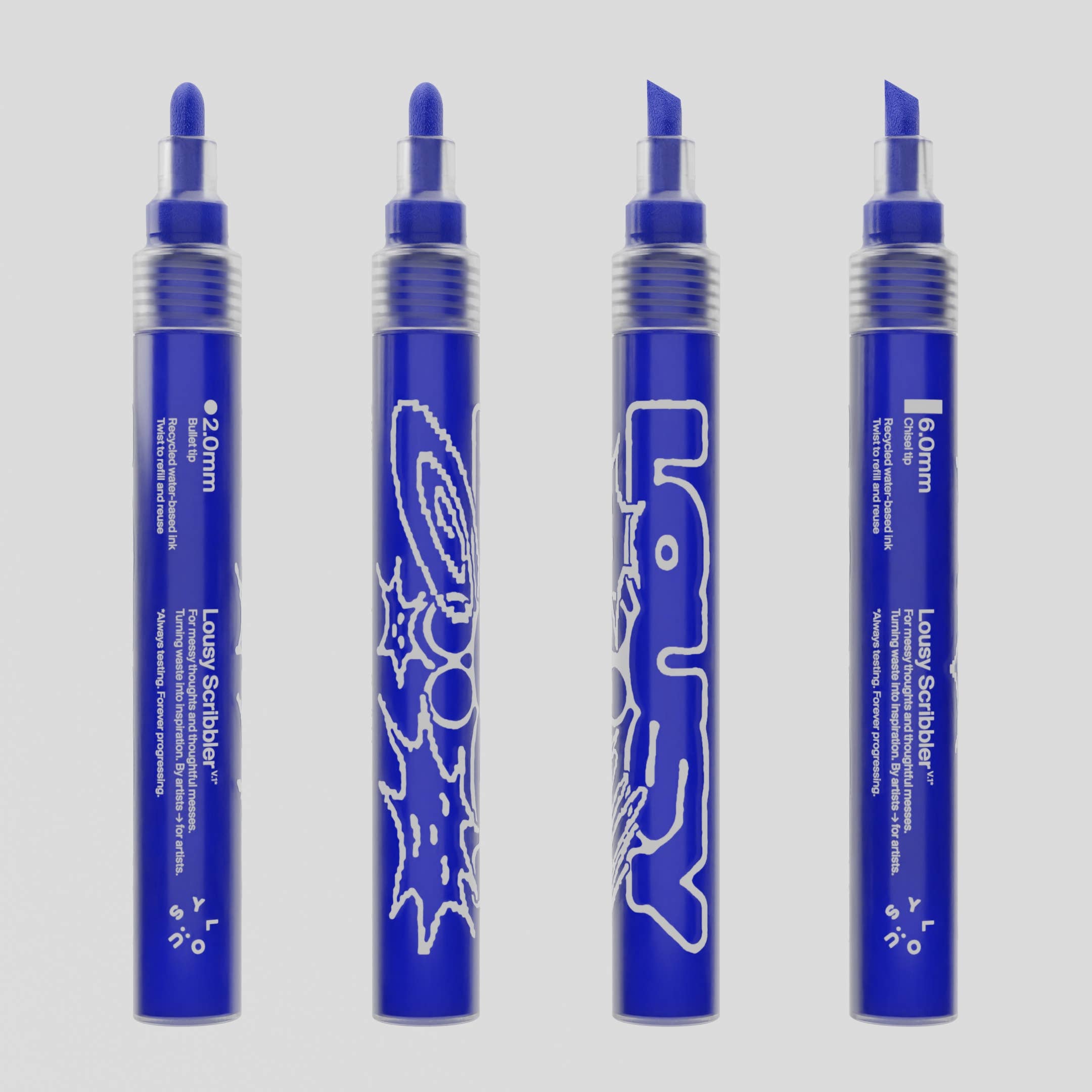 LOUSY - Wholesale Marker - Lousy Scribbler — Sustainable Refillable Markers2