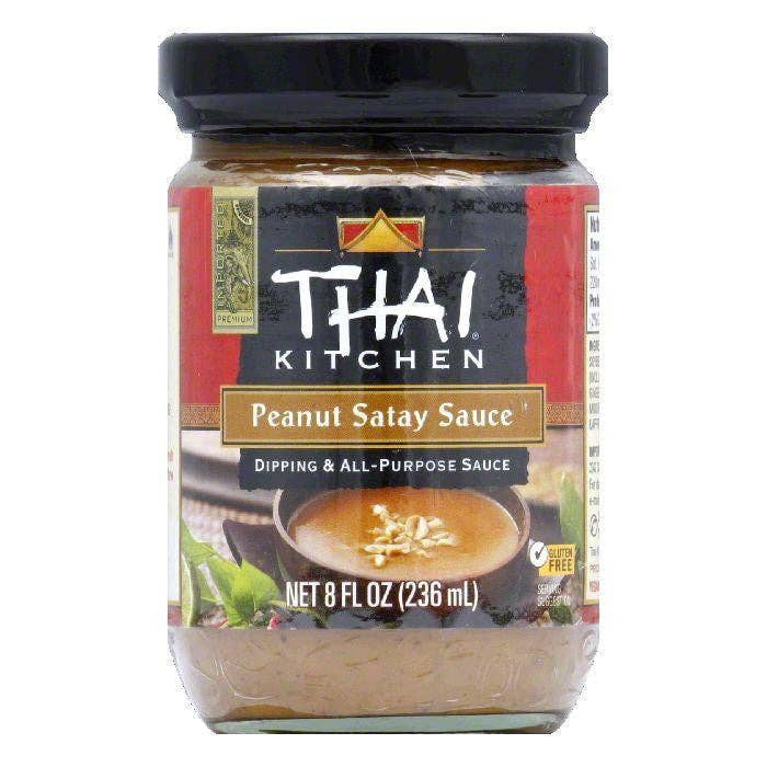 KeHE Distributors, LLC - Wholesale Sauce - Thai Kitchen Medium Dipping & All-Purpose Sauce Peanut Satay Sauce, 8 Oz (Pack of 6)0