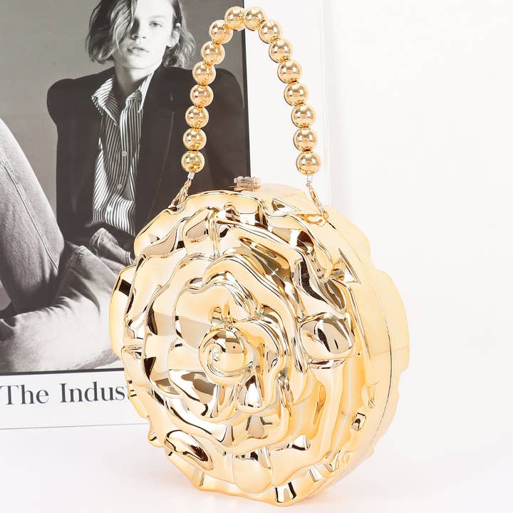 3AM BY H&D ACCESSORIES - Wholesale Clutch Bag - Women's - Metallic Acrylic Clutch1