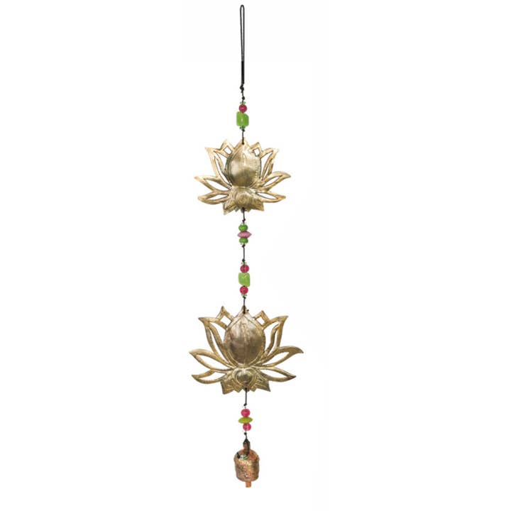 Moksha Imports - Wholesale Bell - The Double Lotus/Beads & Bell
