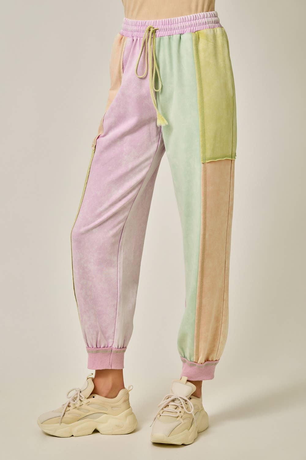 Mystree - Wholesale Pants - Women's - 61539 Color Blocked Track Pants19