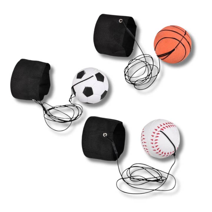JSBlueRidge Toys - Wholesale Fidget Toy - Kids - Wrist Play Ball Fidget Kids Toy- Assorted