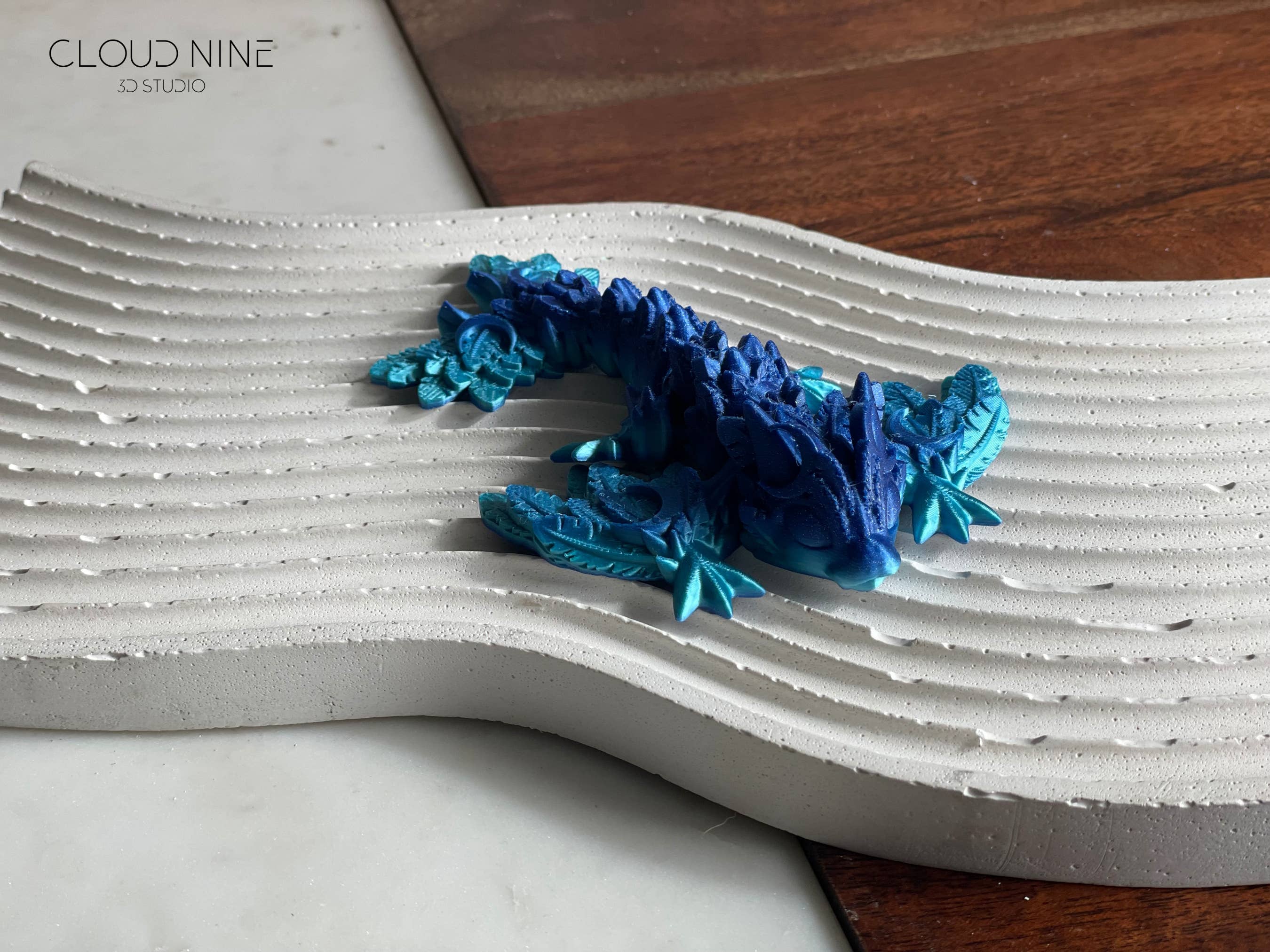 Cloud Nine 3d Studio - Vente Fidget/jouet anti-stress – enfant - Mini-dragon lunaire, têtard en forme de dragon lunaire, animal de compagnie de poche, fidget2