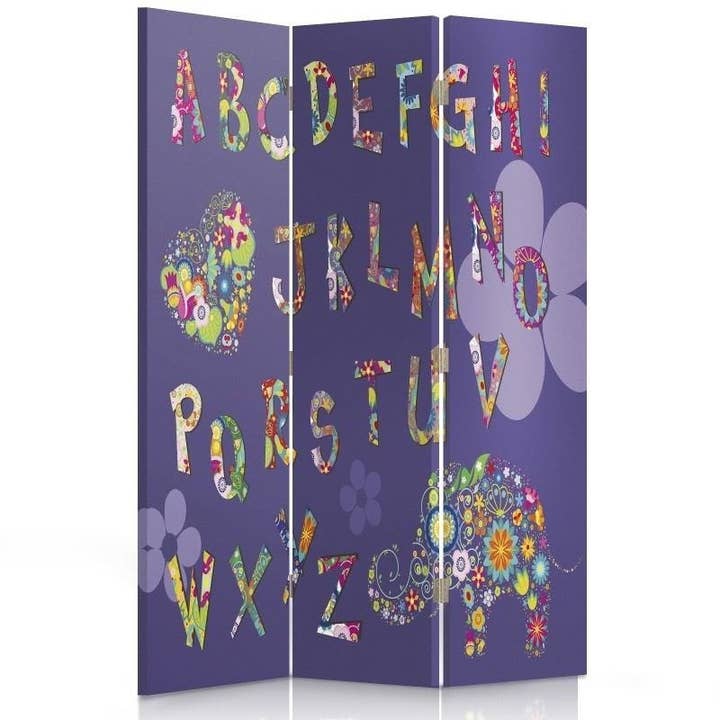 Separador de habitaciones para niños Alphabet 3 piezas para venta al por mayor de Motivartdesign