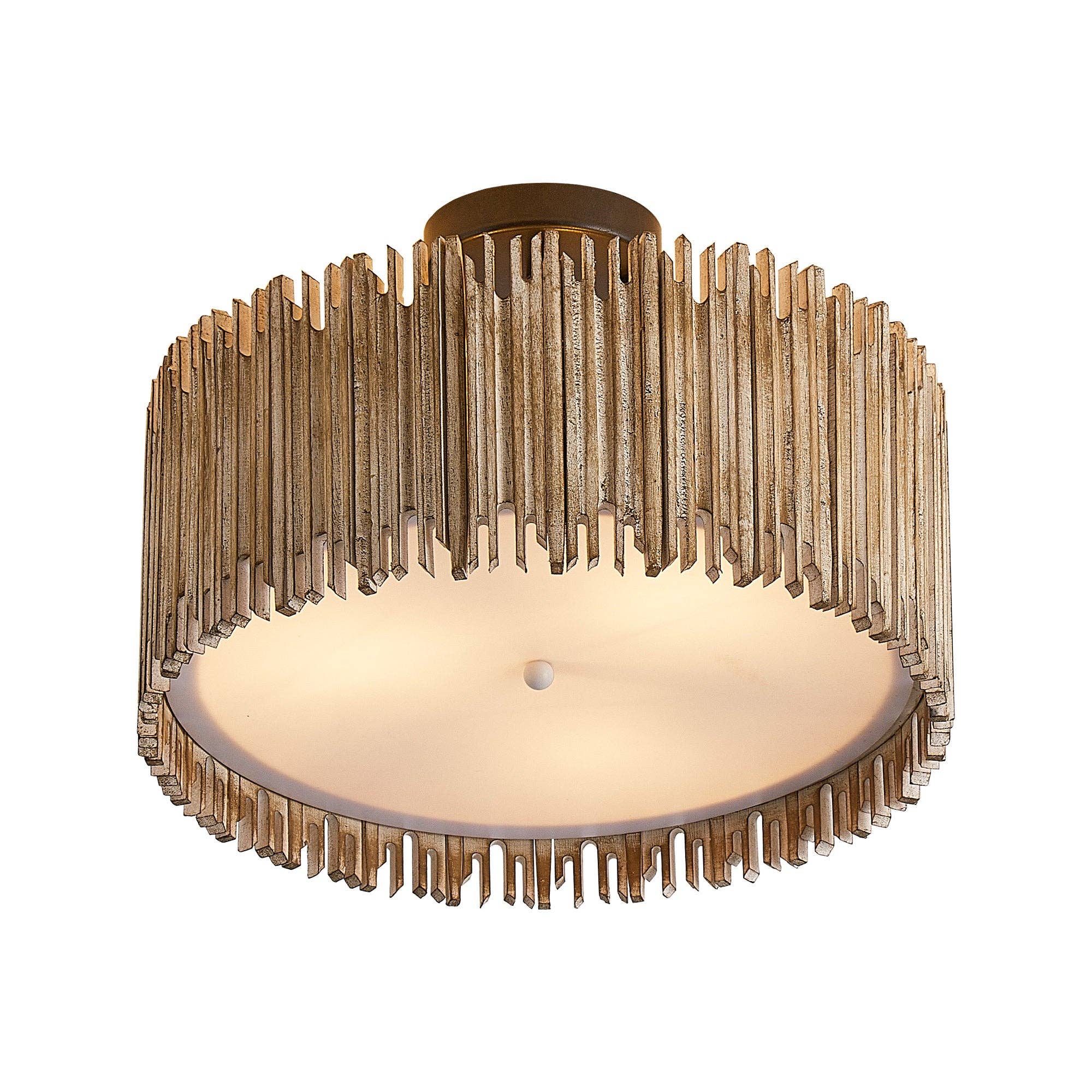 Brio Lighting - Wholesale Chandelier/Hanging Light - Farmhouse Light Lusteria 16" 3-Light LED Semi-Flush Mount9