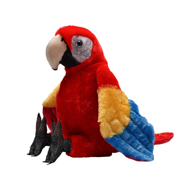 Artist Scarlet Macaw 38 cm for engroshandel hos Wild Republic