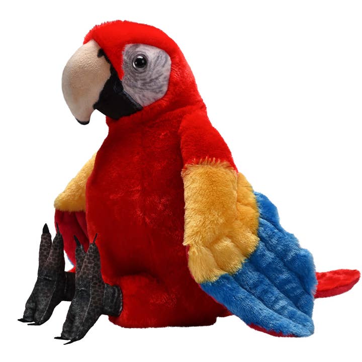 Wild Republic - Wholesale Stuffed/Plush Toy - Kids & Baby - Artist Scarlet Macaw Stuffed Animal 15"0