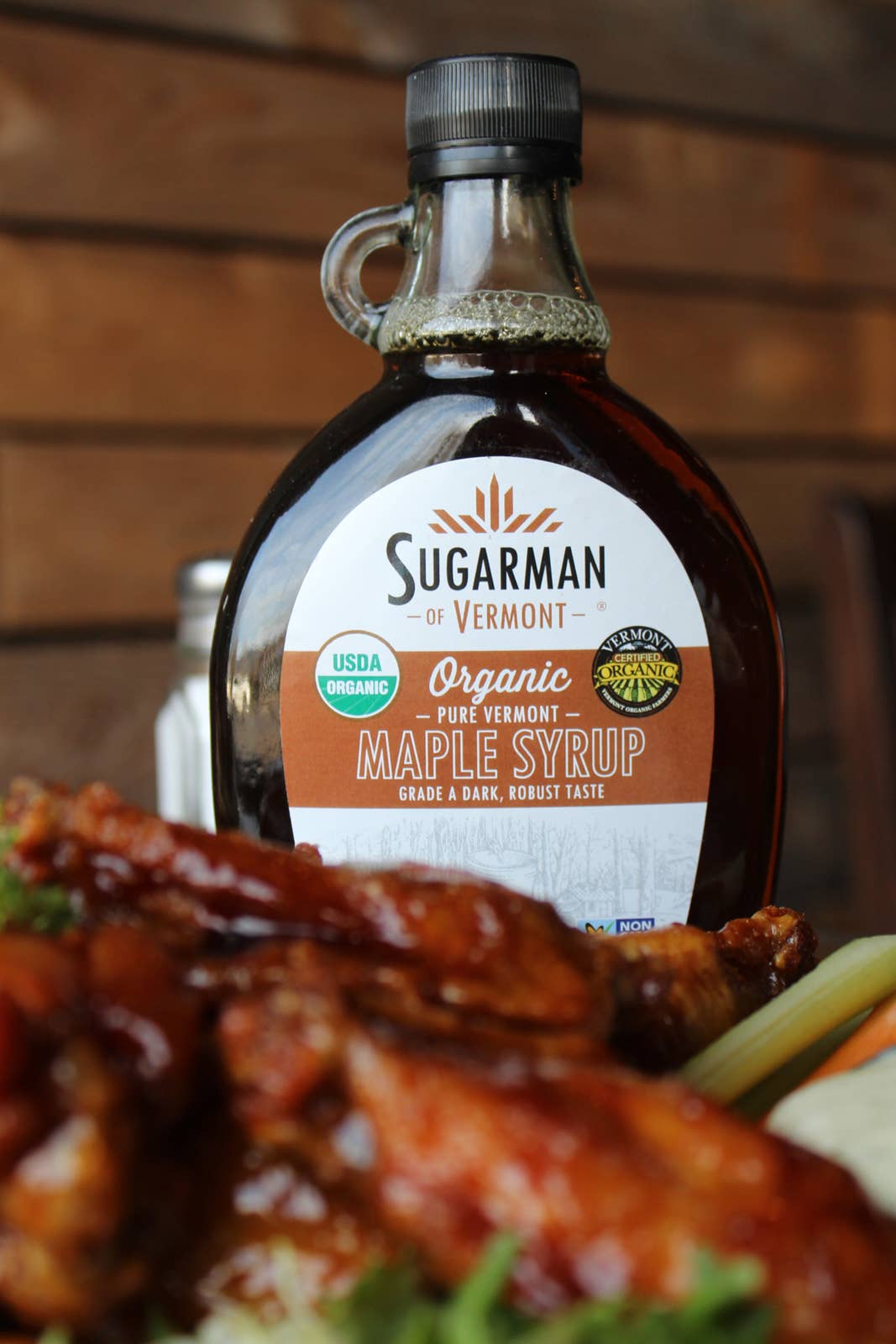 Sugarman of Vermont - Wholesale Maple Syrup - Organic Pure VT Maple Syrup, 12 fl. oz. (12/case)2