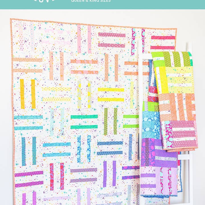 Quilty Love – wholesale Craft sewing kit – Cake Dash printed PAPER Quilt Pattern