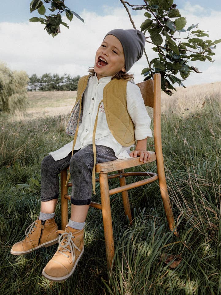 Gorro cinza orgânico por atacado de Looks by Luks