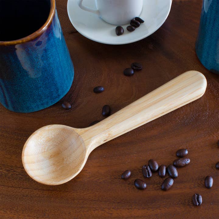Totally Bamboo - Wholesale Kitchen Spoon - Coffee Scoop with Built-In Bag Clip3